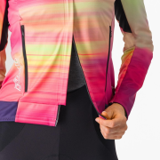 Castelli - jacheta ciclism - Perfetto LTD RoS 2 W 4-14 gr C - roz multicolor