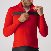 Castelli - tricou maneca lunga 14-20 gr C - Puro 3 FZ - rosu