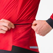 Castelli - jacheta iarna 0-12 gr C - Fly Thermal Jacket - rosu aprins