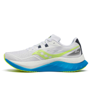 Saucony - pantofi alergare pentru barbati - Endorphin Speed 4 - Alb albastru white I viziblue