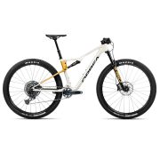 Bicicletă MTB XC full suspension Orbea OIZ M21 - Ivory White (Gloss) | Bumblebee Yellow (Matt)