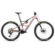 Bicicletă electrică eMTB Trail Orbea RISE LT M-TEAM 420W - Desert Rose | Carbon Raw (Matt)