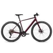 Orbea VIBE H30 Metallic Dark Red - bicicletă electrică urbană