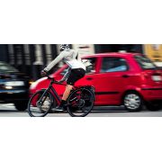 Orbea VIBE H10 Metallic Dark Red - bicicletă electrică urbană