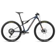 Orbea OIZ H30 Moondust Blue-Leo Orange (Matt) - bicicletă MTB XC full suspension