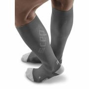 CEP - sosete compresie inalte - Run UltraLight Socks - Grey I Light Grey
