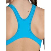 Arena - costum baie intreg pentru fete - Team Pro Solid - negru| turcoaz