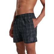 Speedo - short inot barbati - Check Leisure 16" - Negru I Gri