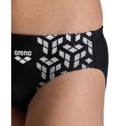 Arena - costum inot baieti - slip - Kikko Swim Brief - Black | White