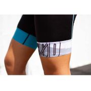 Z3R0D - Costum triatlon fara maneci femei START TTSUIT trisuit - negru albastru gri noisy glitch