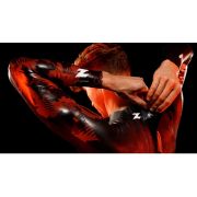 Z3R0D - costum neopren barbati Flex wetsuit - negru rosu