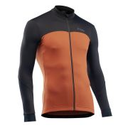 Northwave - bluza ciclism barbati maneca lunga Force 2 - negru maro roscat