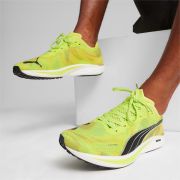 Puma - pantofi alergare pentru barbati Liberate NITRO 2 - Psychedelic Rush - verde fluo Lime Pow negru potocaliu