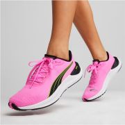 Puma - pantofi alergare pentru femei Electrify NITRO 3 W shoes - roz intens Poison verde Lime