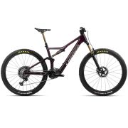 Orbea RISE M-LTD Wine Red Carbon View - Titanium (Gloss) - măsura S - bicicletă electrică eMTB Trail