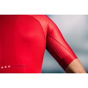 Castelli - tricou ciclism cu maneca scurta pentru barbati Aero Race 7.0 - rosu intens rich