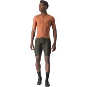 Castelli - tricou ciclism cu maneca scurta pentru barbati Espresso Jersey - maro deschis mocha gri inchis