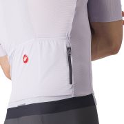 Castelli - tricou ciclism cu maneca scurta pentru barbati Espresso Jersey - mov deshis mist gri inchis