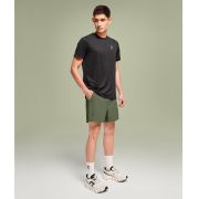On Cloud - pantaloni scurti alergare barbati Essential Shorts - verde inchis taiga
