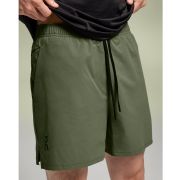 On Cloud - pantaloni scurti alergare barbati Essential Shorts - verde inchis taiga
