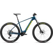 Orbea URRUN 10 Borealis Blue- Luminous Yellow - măsura S - bicicletă electrică MTB hardtail