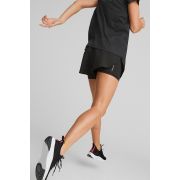 Puma - pantaloni scurti pentru femei 2 in 1 - Run Favourite Woven 2 in 1 3" W - negru