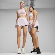 Puma - pantaloni scurti pentru femei Run Favourite Woven 2 in 1, 3 inch pants - negru mov deschis