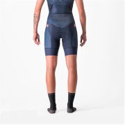 Castelli - costum trisuit triatlon pentru femei, maneca scurta Free Sanremo SS Suit - indigo belgian turcoaz