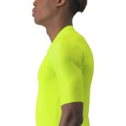 Castelli - tricou ciclism cu maneca scurta pentru barbati Espresso Jersey - galben lime electric