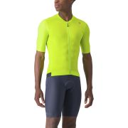 Castelli - tricou ciclism cu maneca scurta pentru barbati Espresso Jersey - galben lime electric