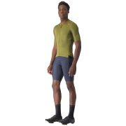 Castelli - tricou ciclism cu maneca scurta pentru barbati Espresso Jersey - verde inchis kaki