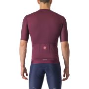 Castelli - tricou ciclism cu maneca scurta pentru barbati Espresso Jersey - visiniu bordo