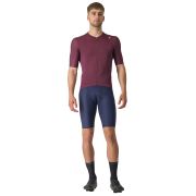 Castelli - tricou ciclism cu maneca scurta pentru barbati Espresso Jersey - visiniu bordo