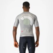Castelli - tricou ciclism cu maneca scurta pentru barbati R-A/D Jersey - multicolor gri