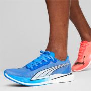 Puma - pantofi alergare pentru barbati Deviate Nitro Elite 2 - roz portocaliu orhidee albastru ultra alb