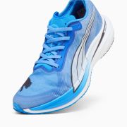 Puma - pantofi alergare pentru barbati Deviate Nitro Elite 2 - roz portocaliu orhidee albastru ultra alb