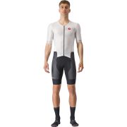 Castelli - costum trisuit triatlon pentru barbati, maneca scurta Free Sanremo SS Suit - negru alb