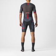 Castelli - costum trisuit triatlon pentru barbati, maneca scurta Free Sanremo SS Suit - negru