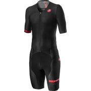 Castelli - costum trisuit triatlon pentru barbati, maneca scurta Free Sanremo SS Suit - negru