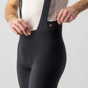 Castelli - pantaloni ciclism scurti cu bretele Premio Black Bibshort - negru