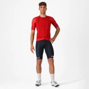 Castelli - pantaloni scurti ciclism barbati Free Aero RC Classic Bibshort - negru alb
