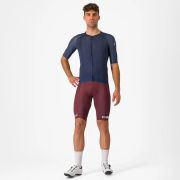 Castelli - pantaloni scurti ciclism barbati Free Aero RC Classic Bibshort - visiniu gri inchis