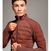 On Cloud - jacheta vreme rece pentru barbati Climate Jacket - maro deschis roscat