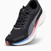 Puma - pantofi alergare pentru barbati Deviate Nitro 2 - negru alb albastru Ultra portocaliu oridee