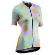 Northwave - tricou ciclism cu maneca scurta pentru femei Blade Women Jersey - mov deschis multicolor