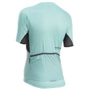 Northwave - tricou ciclism cu mânecă scurtă pentru femei Force Evo Women Jersey - albastru deschis surf negru