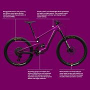Santa Cruz Heckler SL - bicicleta electrica e-MTB Trail full suspension - Carbon C MX S-Kit - Magenta