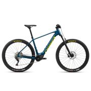 Orbea URRUN 30 Borealis Blue- Luminous Yellow - măsura S - bicicletă electrică MTB hardtail