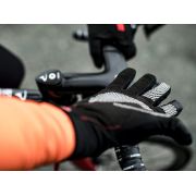 Castelli - manusi ciclism pentru barbati, vreme rece Spettacolo Ros - negru rosu