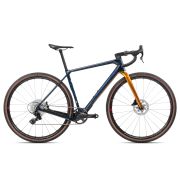Orbea TERRA M22TEAM 1X Blue Carbon View-Leo Orange - bicicletă gravel